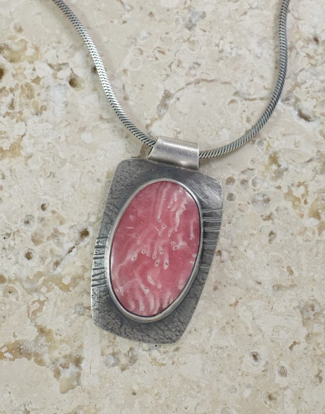 Rhodochrosite Pendant